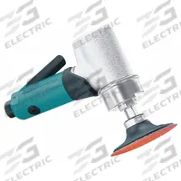 DYNABRADE Air Disc Sander: 3 in Pad, Locking, Heavy Duty, 0.7 hp, 32 cfm, Off-Set Grip, Non-Vacuum (MPN 52410). Key specifications — attr1320237: DYNABRADE; attr1320246: Front.