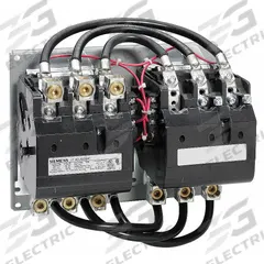 SIEMENS NEMA Magnetic Contactor: Reversing, 3 Poles, NEMA Size 4, 135 A, 120V AC (MPN 43JG32AF). Key specifications — Brand: SIEMENS.