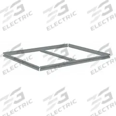 TENNSCO Shelf: 36 in x 36 in, 1,000 lb Load Capacity, Gray, Shelf (MPN ZBES-3636). Key specifications — Includes: (4) Beams; Shelf Configuration: Single Straight; Color: Gray; Frame Material: Steel; Brand: TENNSCO; Frame Finish: Zinc Plated; Product Type: Shelf.