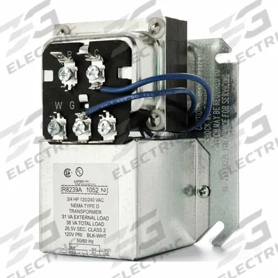 HONEYWELL HOME Transformer Relay: SPDT, Normally Closed/Normally Open - Fan-Control Relays with Transformers