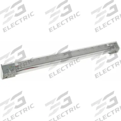 Dayton Electric Cove Heater: Radiant, 600 W Watt Output, White, 240V AC - Surface-Mount Electric Cove Heaters