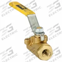 APPROVED VENDOR Manual Two-Way Ball Valve: 1/4 in, Brass, Straight, FNPT x FNPT, Full Port Ball Port (MPN XV502P-4). Key specifications — Brand: APPROVED VENDOR; Handle: Lever.