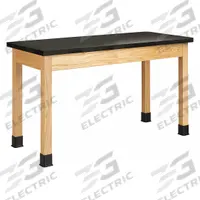 Table: 24 in Overall Wd, 30 in Overall Ht, 4 1/2 ft Overall Lg, Epoxy, 500 lb Load Capacity, Beige (MPN P7206K30N). Key specifications — Brand: DIVERSIFIED SPACES; Countertop Material: Epoxy.
