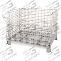 NASHVILLE WIRE Collapsible Bulk Container: 30.3 cu ft, 48 in x 40 in x 36 in, Lid Not Included (MPN C404830S4). Key specifications — Brand: NASHVILLE WIRE; Stackable: Stacking Capable; Shape: Rectangular; Runner Location: None; Fork Entry: 4-Way Entry; Container Wall Type: Vented; Mobility: Stationary; Collapsible: Collapsible.