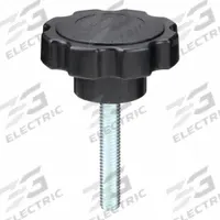 INNOVATIVE COMPONENTS Hand Knob: 8 Point, Plastic w/ Steel Thread, 3/8"-16 Thread, 2.25 in Thread Lg (MPN GN6C2250F6---21). Key specifications — Brand: INNOVATIVE COMPONENTS.