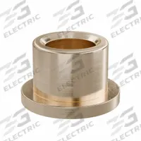 Flanged Sleeve Bearing: Bronze, SAE 841, 1/2 in Bore, 3/4 in OD, 5/8 in Lg, -35°F to 300°F, 10 PK (MPN FF723-B). Key specifications — System of Measurement: Inch; Material Grade: SAE 841; Flange Type: Flanged; Brand: OILITE.