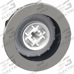 SCHNEIDER Mushroom Head Push Button: 30 mm Mounting Size, Metallic, Maintained (MPN ZB4FH0). Key specifications — Brand: SCHNEIDER; Action: Maintained; Series: XB4; Push Button Material Type: Metallic.