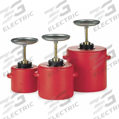 EAGLE Plunger Can: 1/4 gal Capacity, Polyethylene - Plunger Cans