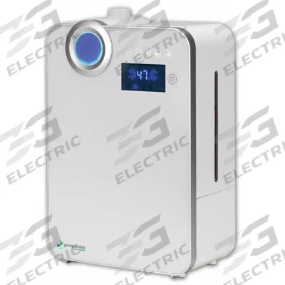 PUREGUARDIAN Portable Humidifier: Ultrasonic, 1.3 gal Daily Humidification Output, Warm - Cold Water Evaporative Portable Humidifiers