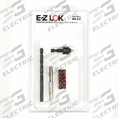 APPROVED VENDOR Self Locking Thread Insert: Thin Wall, M5-0.80 Int Thrd Sz - Self-Locking Insert & Installation Tool Kits