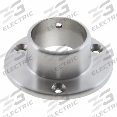 LAVI 316 Wall Flange: 3 in Overall Dia, Wall Flange, 1 1/8 in Overall Ht - Mounting Components for Modular Handrail Systems