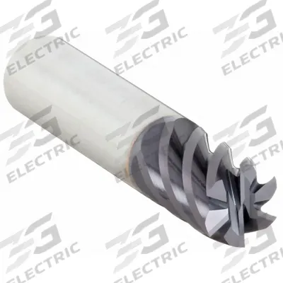 WIDIA HANITA Square End Mill: Carbide, TiAlN Coated, 6 Flute, 1/2" Mill Dia, 5/8" LOC - Carbide Square End Mills for Steel & Cast Iron