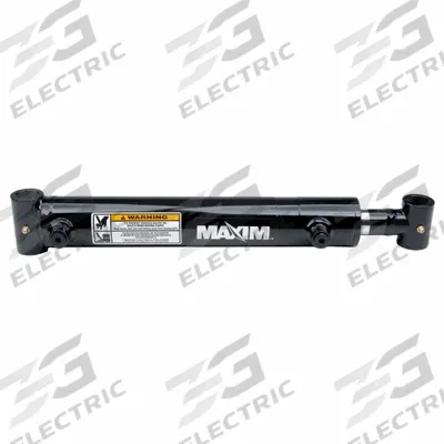 MAXIM Welded Hydraulic Cylinder: 2.5 in Bore Dia., 8 in Stroke Lg, 16 in Retracted Lg - Cross-Tube Mount Welded Hydraulic Cylinders