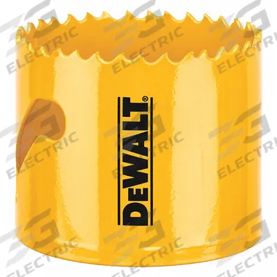 DEWALT Hole Saw: 2 1/2 in Saw Dia., 4/5 Teeth per Inch, 1 3/4 in Max. Cutting Dp - Multi-Material-Cutting Hole Saws without Arbor