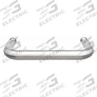 MONROE PMP Pull Handle: Threaded Holes, Stainless Steel, Silver, 1/4"-20 Screw Size, 1 in (MPN PH-0136). Key specifications — Brand: MONROE PMP; Projection Type: Non-Recessed; Material: Stainless Steel; Finish: Dull; Color: Silver; Folding Type: Fixed; Mounting Type: Threaded Holes; Screw Size: 1/4"-20.