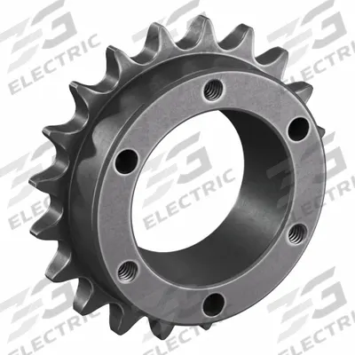 TRITAN Sprocket: For 40 Chain, 20 Teeth, 3.196 in Pitch Dia, 3.46 in Outside Dia - Size 40 Bushed-Bore Roller Chain Sprockets