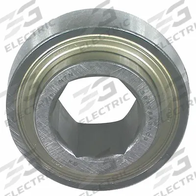 NTN Agricultural Disc Bearing: HPS014GP, Hex, 0.897 in Bore, Double Sealed - Hex-Bore Bearings