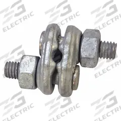 CROSBY Wire Rope Double-Saddle Clip: 5/8 in Compatible Rope Dia, 13 1/2 in Rope Turnback Lg, Steel (MPN 1010550). Key specifications — attr988144: Forged; attr988137: Silver; attr988149: Steel; attr988168: CROSBY.