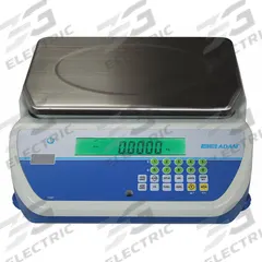 ADAM EQUIPMENT Industrial Bench Scale: 11 3/4 in x 8 1/4 in, 35 lb Wt Capacity - Imperial (MPN CKT16). Key specifications — attr1341383: RS-232; attr1341384: 0.5 g/0.001 lb; attr1341400: ADAM EQUIPMENT; attr1383935: Stainless Steel.