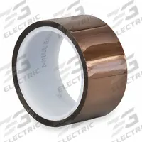 TAPECASE Film Tape: 4 in Wd, 36 yd Lg, 2.5 mil Thick, Polyimide Film, Acrylic, Brown (MPN 15C634). Key specifications — Series: BA.