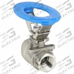 APPROVED VENDOR Manual Two-Way Ball Valve: 1/2 in, 316 Stainless Steel, Straight Valve Body, PTFE (MPN G-SSO-50V). Key specifications — Brand: APPROVED VENDOR; Handle: Locking Oval.
