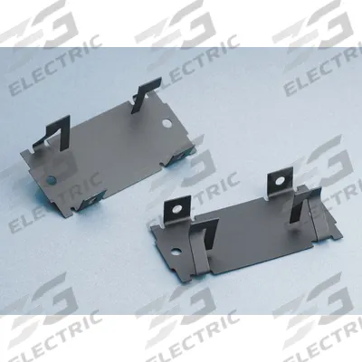 NVENT CADDY Wire Protection Plate: Steel, Silver, 1.5 in Overall Wd - Cable Protection Plates