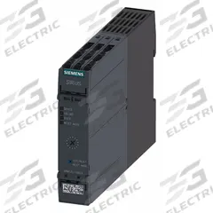 SIEMENS Compact Magnetic Motor Starter: Non-Reversing, 3 Poles, Electronic Protection, 0.5 A, 24V DC (MPN 3RM10011AA04). Key specifications — Brand: SIEMENS; Pilot Lights Included: LED Status Indicator; Auxiliary Contacts Included: 1NO/1NC.