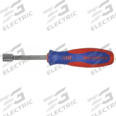 WESTWARD Hollow Round Shank Nut Driver: Straight, Metric, Without Magnetized Tip - Standard Nut Drivers