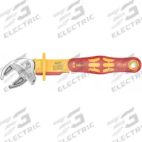 WERA VDE Spanner Wrench: Natural, 226 mm Overall Lg, 3/4 in Jaw Capacity, Insulated Grip (MPN 05020153001). Key specifications — attr309359: Natural; attr324924: WERA.