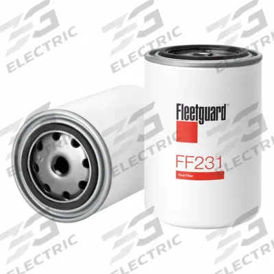 FLEETGUARD Automotive Fuel Filter: Spin-On, 15 3/8 in Overall Lg, 3 11/16 in Outside Dia - Spin-On Fuel Filters