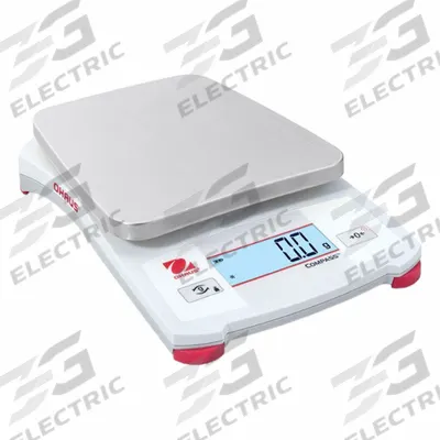 OHAUS Industrial Balance: (3) AA Batteries, 5 in x 5 5/8 in, Not IP Rated - Industrial Balances