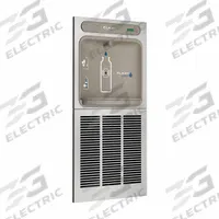 ELKAY Bottle Filling Station: On-Wall, 8 gph @ 50°F, Stainless Steel, Gray, Stainless (MPN EZWSM8K). Key specifications — Housing Material: Stainless Steel; Housing Finish: Stainless; Brand: ELKAY; Chilling Capacity: 8 gph @ 50°F.