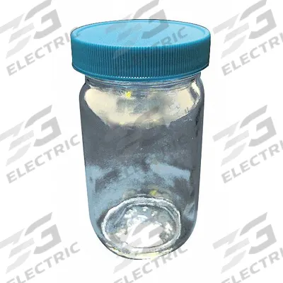 APPROVED VENDOR Sampling Bottle: 500 mL, 53-400 mm, Colorless, 12 Bottles - Clear Wide Mouth Round Glass Lab Bottles