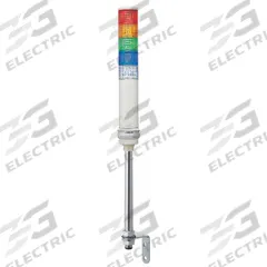 SCHNEIDER Tower Light Assembly: 5 Tier, Blue/Clear/Green/Orange/Red, Sounder Tier Included, XVC4B55S. Key specifications — Manufacturer Part Number: XVC4B55S; Brand: SCHNEIDER; Operating Voltage: 24V; Light Tier Color: Green.