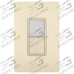 LEGRAND Wall Switch: Rocker Switch, 3-Way, Maintained, Light Almond, 120V AC, 15 A (MPN NTL873LACC6). Key specifications — Illuminated: No.