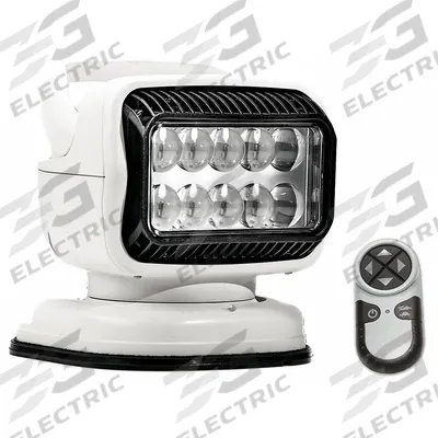 GOLIGHT Spotlight: Rectangular, Spot, LED, Handheld Remote, Magnetic, Lighter Plug - Vehicle Remote-Controlled Spotlights
