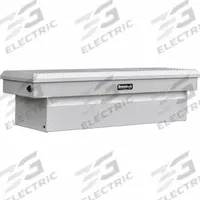BUYERS PRODUCTS Crossover Truck Box: Crossover Truck Box, Single Lid Lid, 71 in Overall Wd, Aluminum (MPN 1749445). Key specifications — Color: White; Brand: BUYERS PRODUCTS.