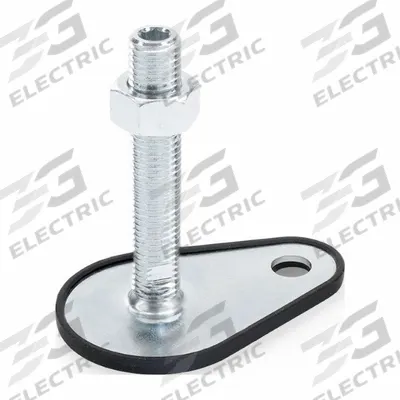 JW WINCO Male-End Leveling Mount: Swiveling Stud, 5/8"-11 Thread Size - Non-Skid Male Leveling Mounts