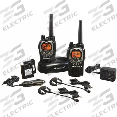 MIDLAND Handheld Two Way Radio: GXT Series, FRS/GMRS, Analog, 5 W, 50 Channels - FRS & GMRS Personal Radios