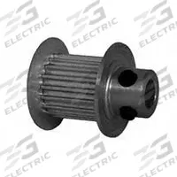 DAYTON Timing Pulley: Modified Curvilinear, Fixed, For GT Timing Belt Section, For 9 mm Belt Wd (MPN 18-2P09-6FA2). Key specifications — Brand: DAYTON; Finish: Clear Anodized; For Belt Series: Powerhouse®.