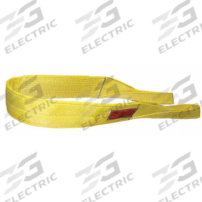 STREN-FLEX Web Sling: Type 3, Nylon, 4 ft Sling Lg, 16 in Eye Lg - Standard Nylon Flat-Eye Web Slings