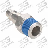 SPEEDAIRE Quick Connect Hose Coupling: 1/4 in Body Size, 3/8 in Hose Fitting Size, MNPT, Male (MPN 30E549). Key specifications — Brand: SPEEDAIRE; Thread Size: 3/8"-18; Hose Fitting Gender: Male.