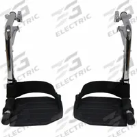 ALCO Footrest: ALCO/Drive/Evermed/Guardian/Invacare, Aluminum, (2) Heel Loops/Footplate (MPN 70043). Key specifications — Material: Aluminum; Product Type: Footrest; Brand: ALCO; Includes: (2) Heel Loops; Compatible with Brand: Guardian.