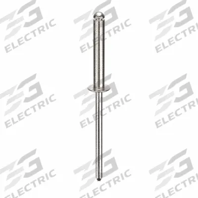 POP AVDEL Blind Rivet,1.846" L,0.122" dia,PK500: Inch, 1 27/32 in Overall Lg, 3/4 in Body Lg - Domed-Head Blind Rivets