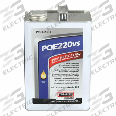 CARRIER Synthetic Oil: Polyol Ester, 1 gal Can, 1,100 SUS - Polyol Ester Synthetic Refrigeration Oils