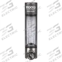 BROOKS Mechanical Flowmeter: Flow Meter, Scale, Variable Area, Panel Mount, Vertical, Liters, FNPT (MPN 1250AR6091MRSVV). Key specifications — Display Type: Scale; O-Ring Material: Viton; Includes Flow Rate Adjustment Knob: Yes; Includes Pressure Guage: No; Mounting Orientation: Vertical; Unit Of Measure: Liters; Brand: BROOKS; Accuracy: +/-5%.