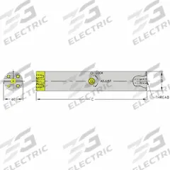ULTRA-DEX USA Indexable Boring Bar: SCFT B1750-29 (MPN 910-000-068). Key specifications — attr257292: SCFT B1750-29.