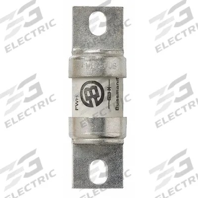 BUSSMANN Semiconductor Fuse: FWH Series, Fast-Acting, 450 A, 500 V AC - Fast-Acting Bolt-On Fuses