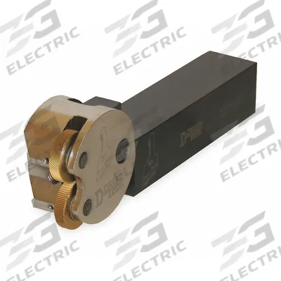 DORIAN Knurling Holder: 1 in Shank Wd, 4 in Shank Lg, 6 3/8 in Overall Lg, 2 Knurls Required - Machining