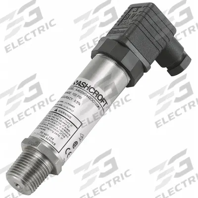 ASHCROFT Pressure Transmitter: 0 psi to 1,000 psi, 4 to 20mA DC, Hirschmann Form A DIN 43650-A - Intrinsically Safe with DIN 43650 Form A Connector